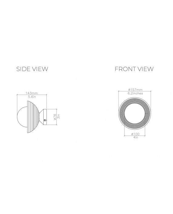 Bert Frank Eos Xtrem Wall Lamp